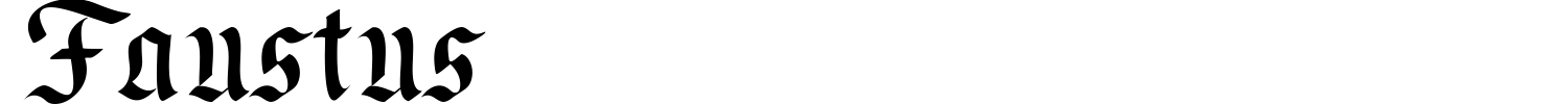 Faustus Font preview