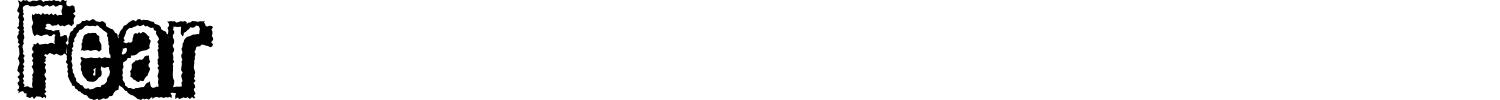 Fear Font preview