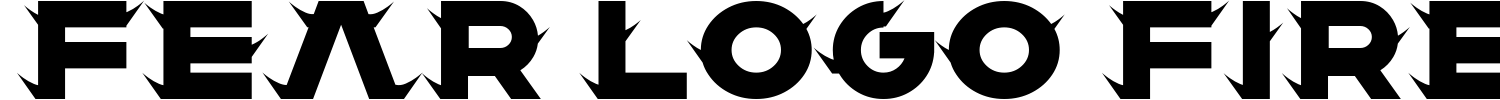 Fear Logo Fires Font preview