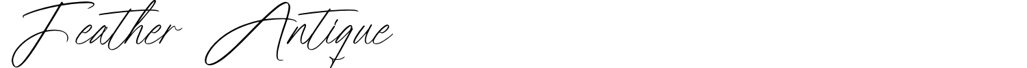 Feather Antique Font preview