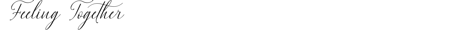 Feeling Together Font preview