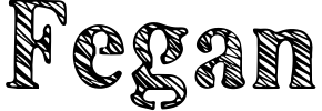 Fegan Font preview