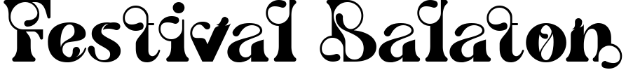 Festival Balaton Font preview
