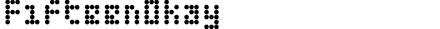 FifteenOkay Font preview