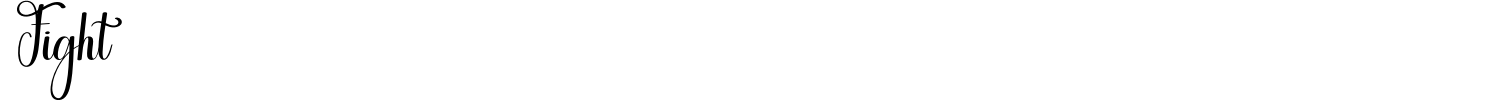 Fight Font preview