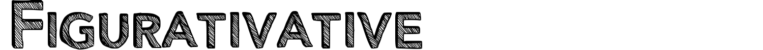 Figurativative Font preview