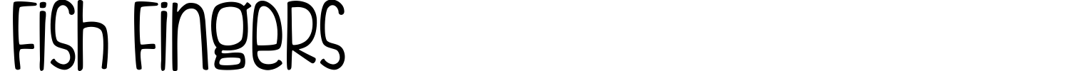 Fish Fingers Font preview