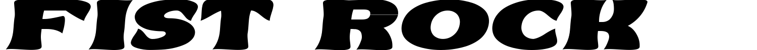 Fist Rock Font preview