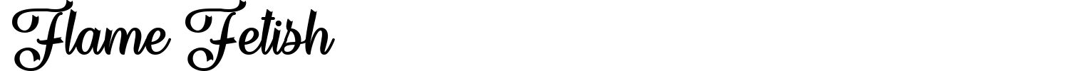 Flame Fetish Font preview