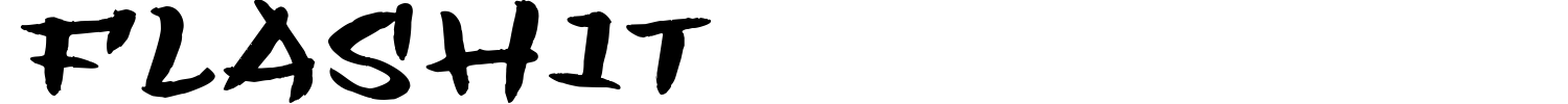 Flashit Font preview