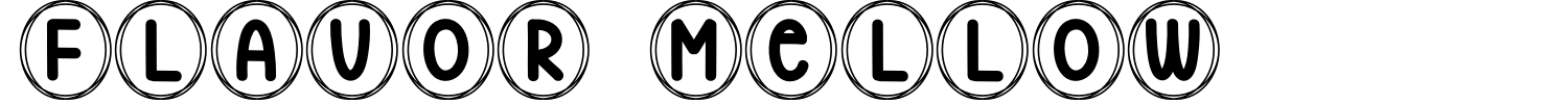 Flavor Mellow Font preview