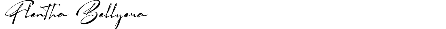 Flentha Bellyora Font preview