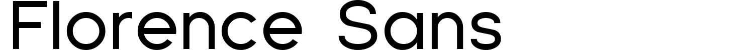 Florence Sans Font preview