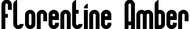 Florentine Amber Font preview