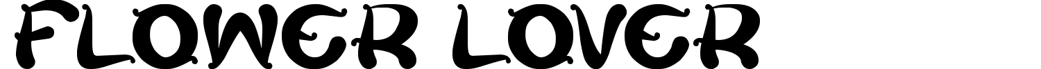 Flower Lover Font preview
