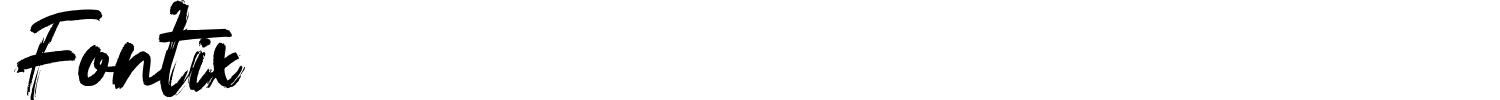 Fontix Font preview