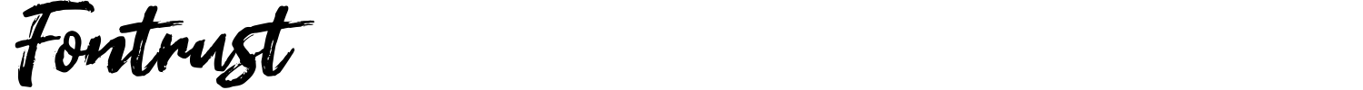 Fontrust Font preview