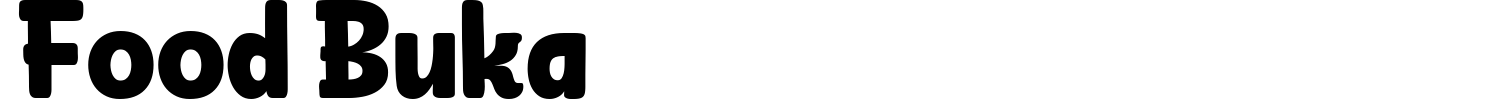 Food Buka Font preview