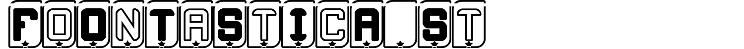 FoOnTaStIcA St Font preview