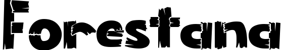 Forestana Font preview