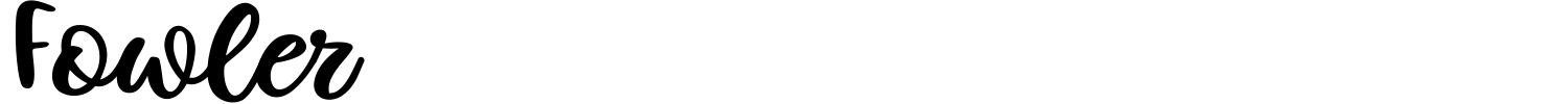 Fowler Font preview