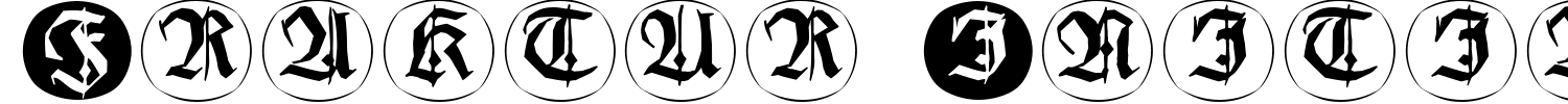 Fraktur Initialen Angular Round Font preview