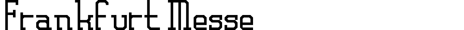 Frankfurt Messe Font preview