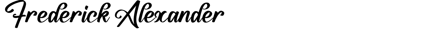 Frederick Alexander Font preview