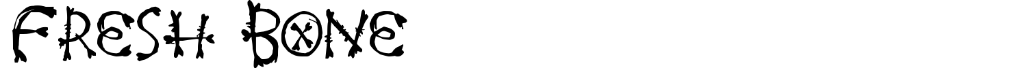 Fresh Bone Font preview