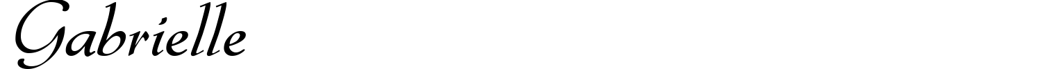 Gabrielle Font preview