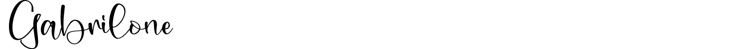 Gabrilone Font preview