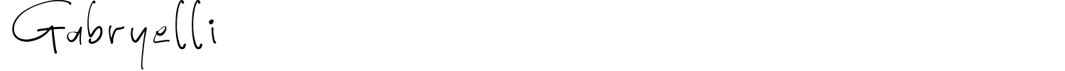 Gabryelli Font preview
