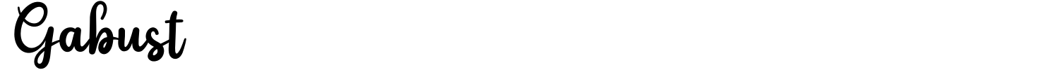 Gabust Font preview