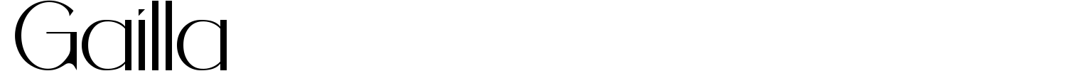 Gailla Font preview
