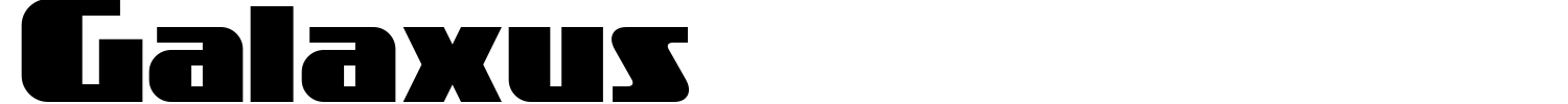 Galaxus Font preview