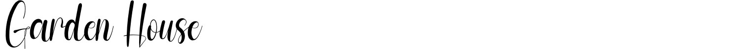 Garden House Font preview