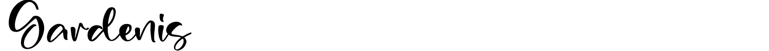 Gardenis Font preview