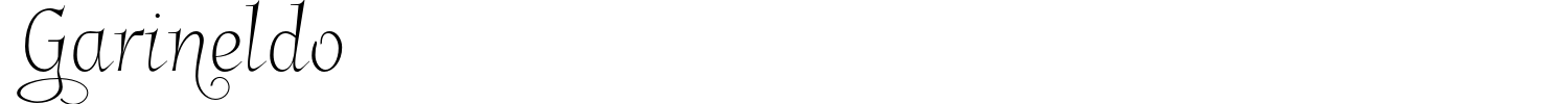 Garineldo Font preview