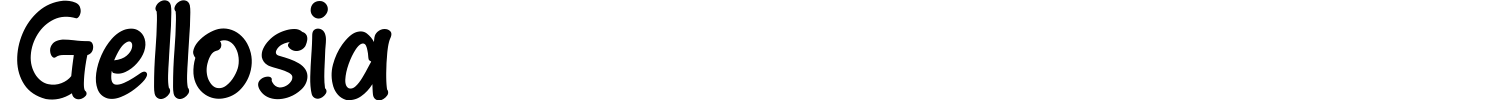 Gellosia Font preview