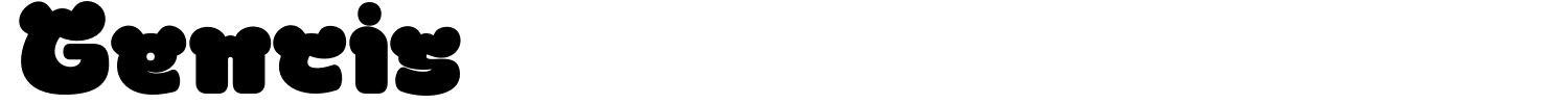 Gencis Font preview