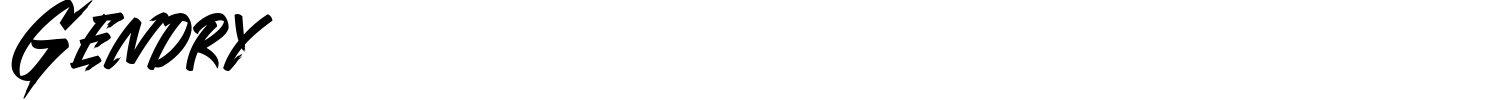 Gendry Font preview