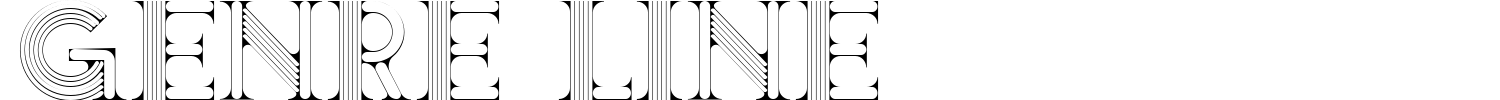 Genre Line Font preview