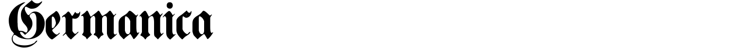 Germanica Font preview