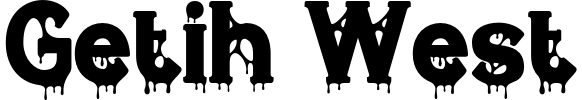 Getih West Font preview