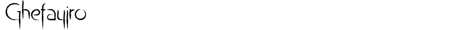 Ghefayjro Font preview