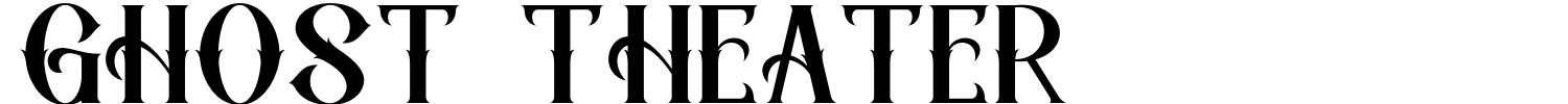 Ghost Theater Font preview