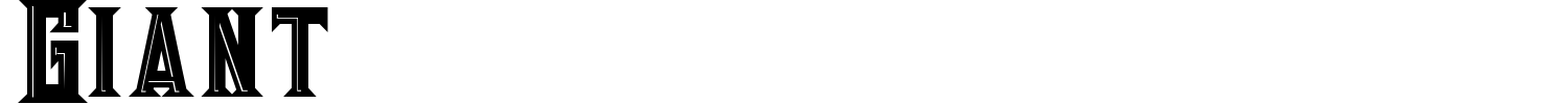 Giant Font preview