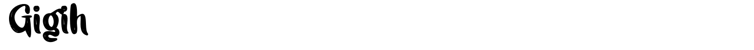Gigih Font preview