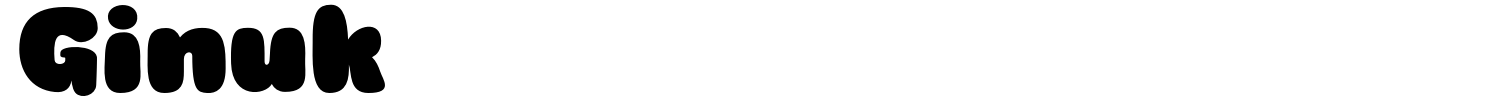 Ginuk Font preview