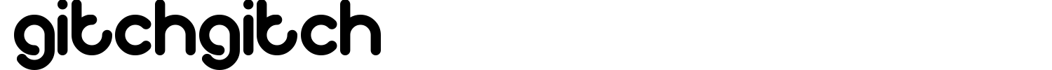Gitchgitch Font preview